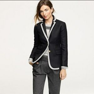 HTF J. Crew Hacking Double Serge Wool Blazer